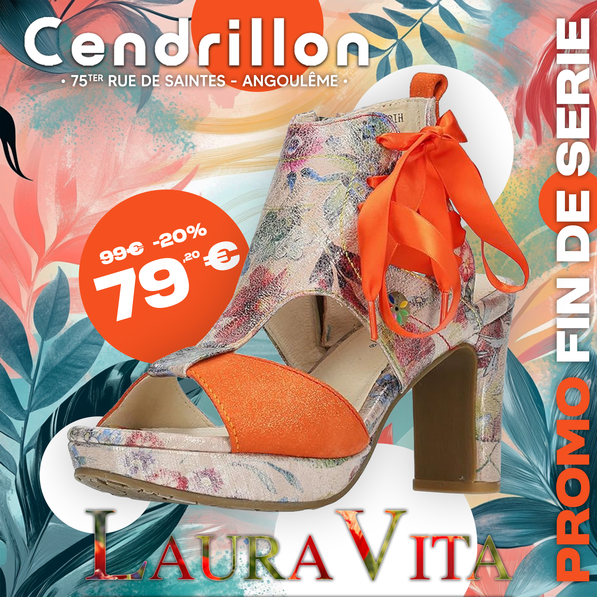 Publication Cendrillon Chaussures Angoulême Charente