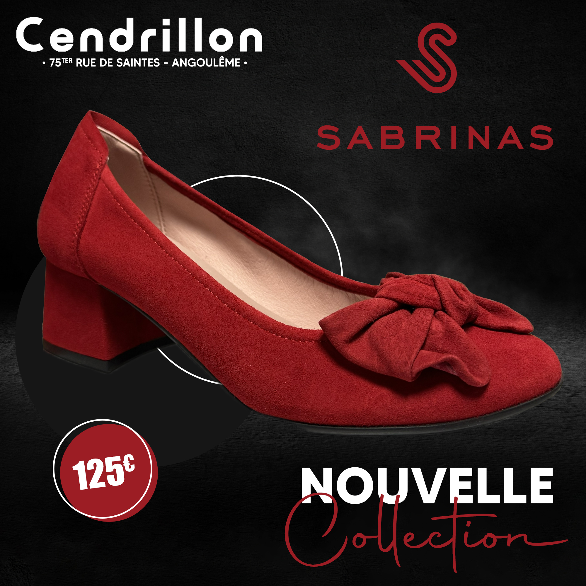 Publication Cendrillon Chaussures Angoulême Charente